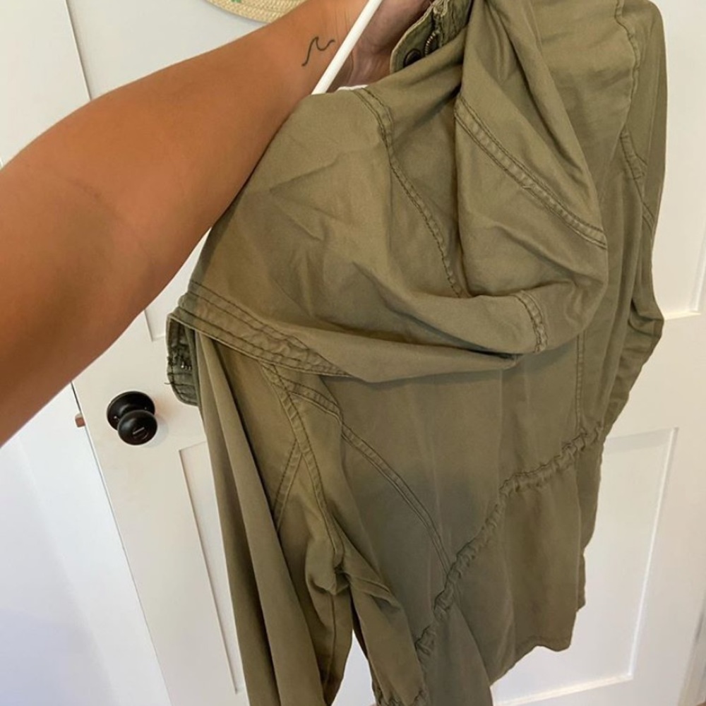 Army green jacket